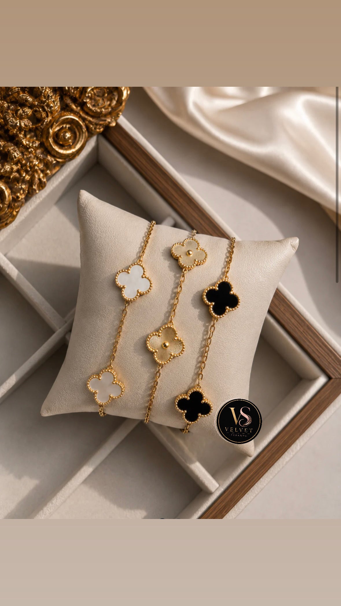 Clover Luxury Bracelet Set – 3 Piece