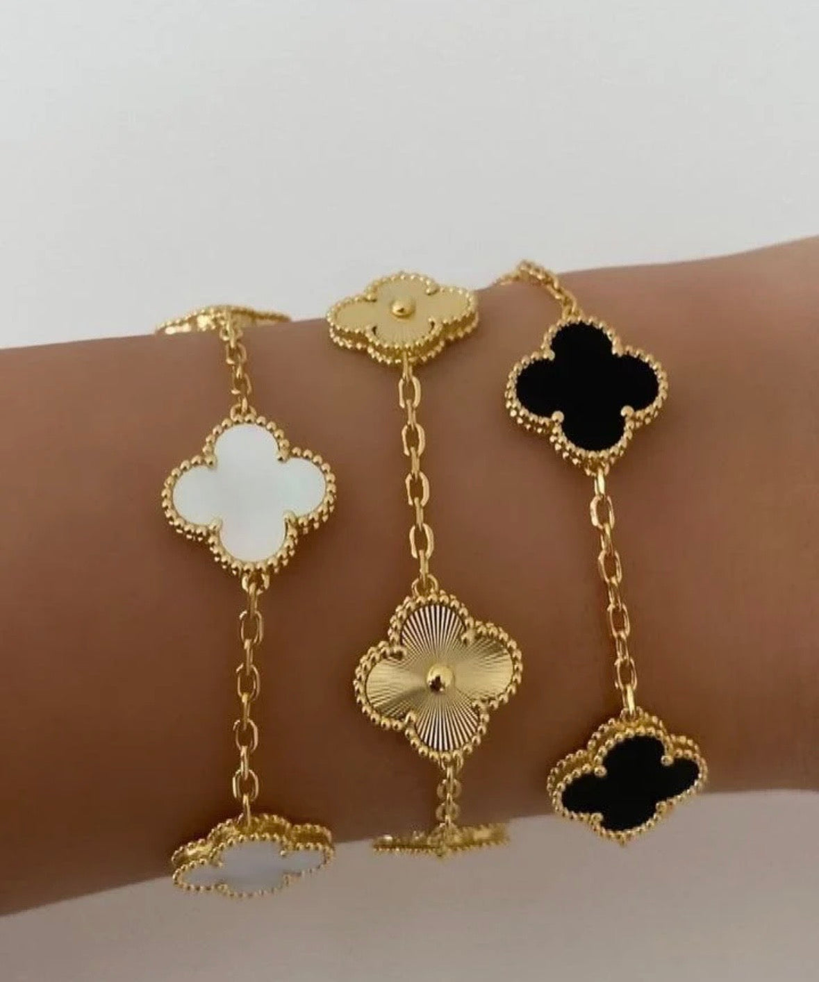 Clover Luxury Bracelet Set – 3 Piece