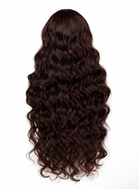 The Stella Dark Brown Front Lace Wig