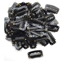Wig/ Extension Clips Black - Pack of 48